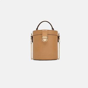 Combined Leather Bag